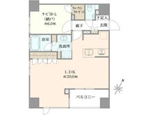 【東京都/中央区日本橋箱崎町】ピアース日本橋箱崎町 間取り図