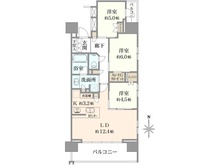 【東京都/墨田区緑】パークホームズ錦糸町　ザ　レジデンス 間取り図