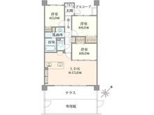 【千葉県/船橋市山野町】パークホームズ西船橋ステーションフロント 間取り図