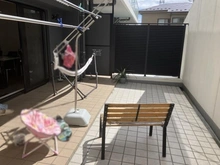 【埼玉県/川口市大字小谷場】ガーラ・レジデンス南浦和 専用庭：専用庭＋テラス