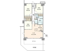 【埼玉県/川口市大字小谷場】ガーラ・レジデンス南浦和 間取り図