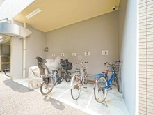 【東京都/墨田区亀沢】リビオレゾン両国　オン・ザ・ステーション 駐輪場