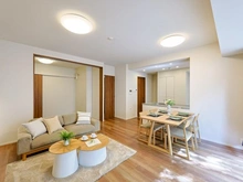 【東京都/練馬区関町南】パークホームズ吉祥寺北グランヴィラ リビング・ダイニング：ホームステージング時
