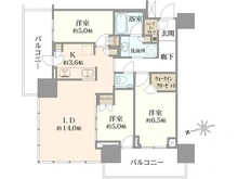 【東京都/江戸川区南小岩】プラウドタワー小岩ファースト 間取り図