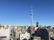 【東京都/墨田区石原】グリーンキャピタル錦糸町 眺望：共用部から（ズームなし）