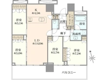 【東京都/江戸川区南小岩】プラウドタワー小岩ファースト 間取り図