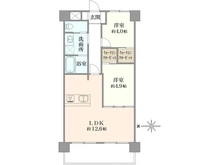 【東京都/葛飾区白鳥】セザールお花茶屋 間取り図