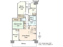 【千葉県/千葉市若葉区高品町】インプレスト高品 間取り図