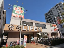 【東京都/江東区亀戸】キャピタルガーデン東大島ソレア ライフ亀戸店（現地より約370m）