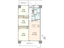 【東京都/墨田区千歳】モナークマンション両国隅田川 間取り図