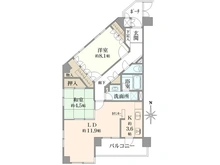 【東京都/府中市宮西町】ヒルズ府中宮西 間取り図