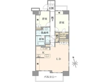 【東京都/府中市府中町】プラウド府中セントラル 間取り図