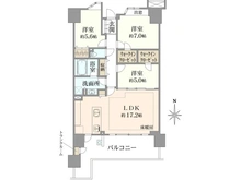【東京都/府中市是政】リムザ 間取り図