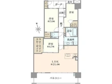 【東京都/府中市東芝町】エフユニバース 間取り図