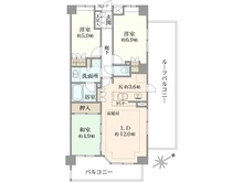 【東京都/府中市南町】カサーレ府中中河原 間取り図
