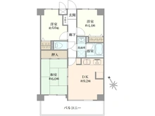 【東京都/多摩市和田】ライオンズマンション聖蹟桜ヶ丘第6 間取り図