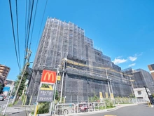 【東京都/府中市緑町】クラッシィハウス府中 外観：大規模修繕中
