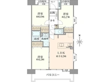 【東京都/府中市晴見町】府中グリーンハイツ 4号棟 間取り図