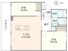 【東京都/板橋区前野町】前野台住宅1号棟 間取り図