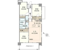 【東京都/世田谷区北烏山】ヴィークステージ世田谷千歳烏山 間取り図