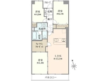 【東京都/府中市押立町】コープ府中武蔵野台3号棟 間取り図
