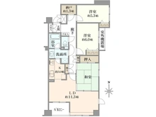 【東京都/府中市晴見町】ステイツ府中けやき通り 間取り図