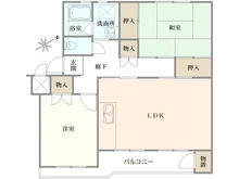 【千葉県/習志野市津田沼】津田沼ハイム B棟 間取り図