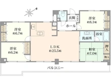 【東京都/府中市北山町】パンテオン西国分寺 間取り図