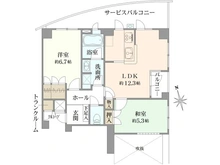【東京都/府中市白糸台】府中ブライトヒルズ 間取り図