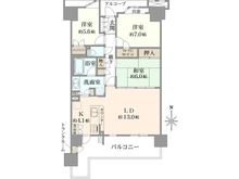【東京都/府中市是政】リムザ 間取り図