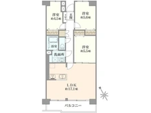 【東京都/府中市押立町】コープ野村府中武蔵野台 3号棟 間取り図