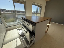 【神奈川県/横浜市港南区港南台】港南台めじろ団地 48号棟 キッチン：クリナップ　作業台