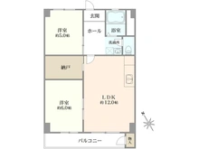 【神奈川県/横浜市戸塚区汲沢町】ぐみさわ東ハイツ 壱号棟 間取り図