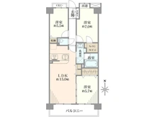 【神奈川県/横浜市戸塚区平戸】ライオンズマンション東戸塚ヒルズ 間取り図