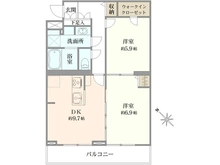 【神奈川県/横浜市戸塚区川上町】東急ドエルアルス東戸塚 間取り図