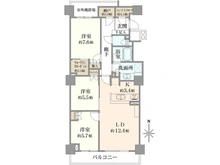 【神奈川県/横浜市戸塚区品濃町】ニューシティ東戸塚タワーズシティBeタワー 間取り図