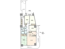 【神奈川県/横浜市栄区飯島町】フローレンスパレス本郷台ヒルズ 間取り図