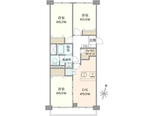 【神奈川県/横浜市戸塚区俣野町】県ドリームハイツ壱七号棟 間取り図