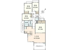 【神奈川県/横浜市緑区三保町】フォレストヒルズ三保 5号棟 間取り図