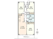 【神奈川県/横浜市保土ケ谷区瀬戸ケ谷町】ニックハイム保土ヶ谷第5 間取り図