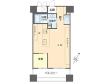 【大阪府/大阪市西区京町堀】リーガル江戸堀ウエストパーク 間取り図