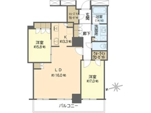 【大阪府/大阪市西区江之子島】阿波座ライズタワーズ　フラッグ46 間取り図