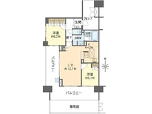 【大阪府/吹田市江の木町】プラウド江坂 間取り図