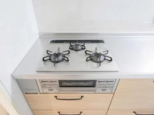 【大阪府/箕面市小野原東】コープ野村ウィンディ北千里 キッチン：三口コンロ