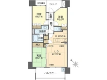 【大阪府/吹田市新芦屋下】プラウド吹田新芦屋 間取り図