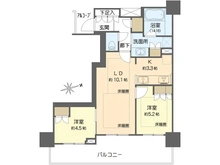 【大阪府/堺市堺区三国ヶ丘御幸通】プラウドタワー堺東 間取り図