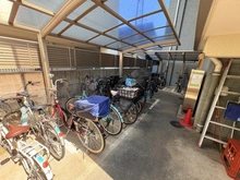 【大阪府/大阪市淀川区木川西】プレステージ北大阪ブライトスクエア 駐輪場