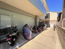 【大阪府/大阪市淀川区木川西】プレステージ北大阪ブライトスクエア バイク置場