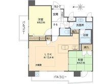 【大阪府/大阪市淀川区木川西】プレステージ北大阪ブライトスクエア 間取り図