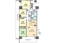 【大阪府/吹田市南金田】クレヴィア江坂 間取り図